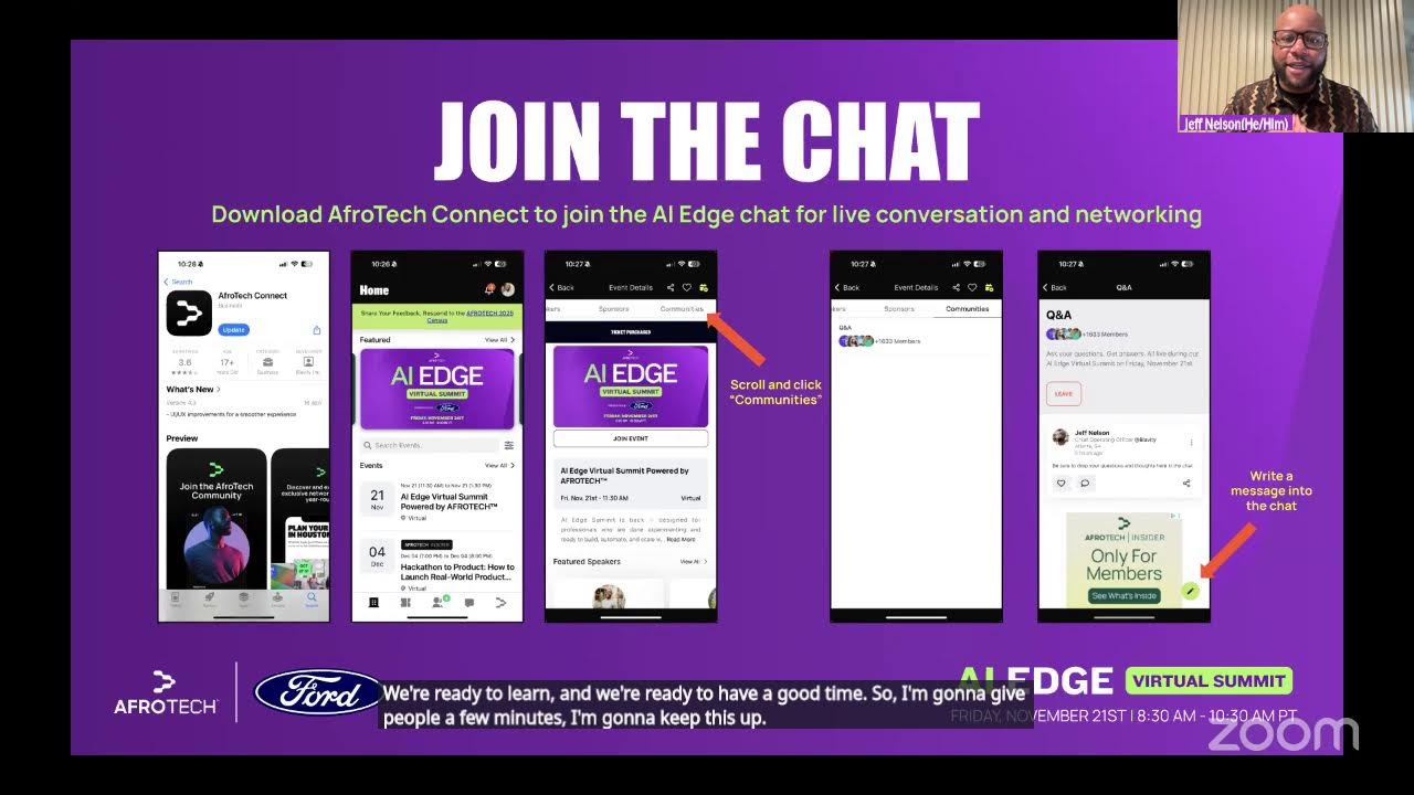 britheetechie's tweet card. AI Edge Virtual Summit Powered by AFROTECH™