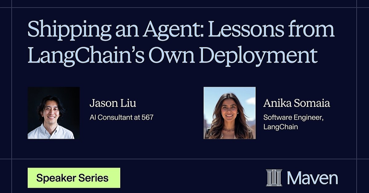 jxnlco's tweet card. Deploying LLM agents in production is fundamentally different from building demos. Students will learn battle-tested practices for evaluation, debugging, and iteration that separate successful AI...