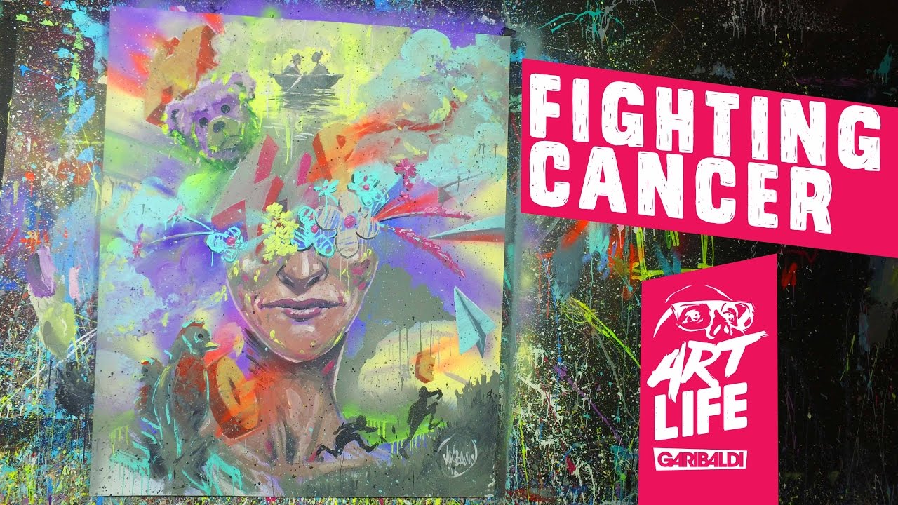 SutterHealth's tweet card. Fighting Cancer | Art Life Garibaldi