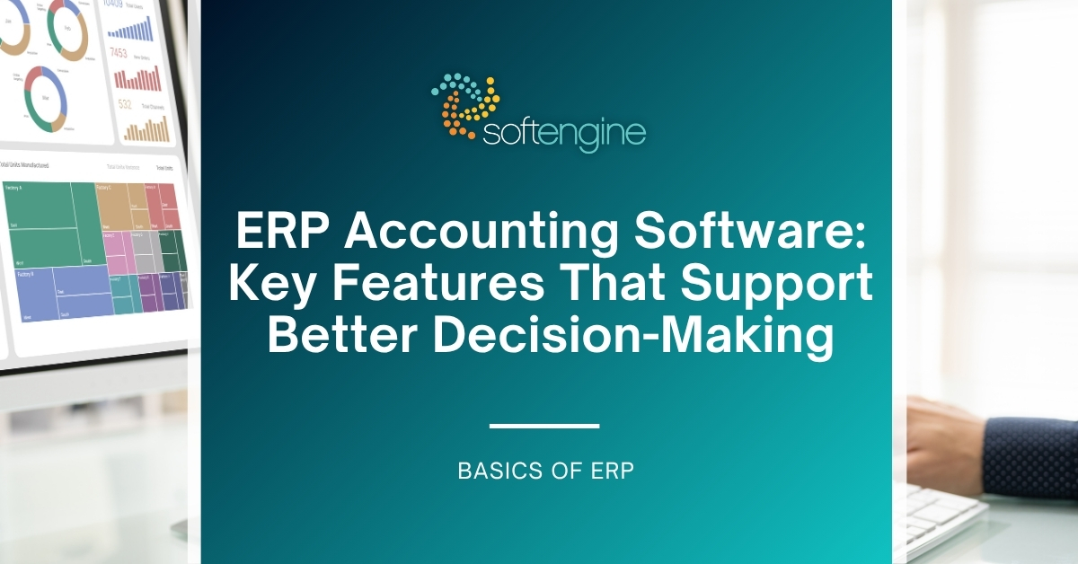 SoftengineUSA's tweet card. ERP accounting software connects financials with operations, replacing disconnected tools, spreadsheets, and manual processes.