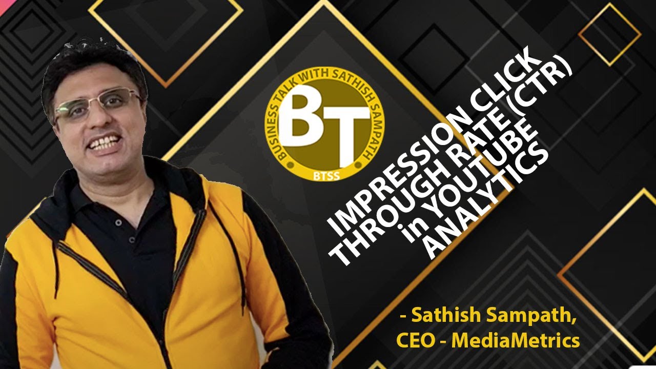 sathishsampath's tweet card. What is Impressions Click Through Rate (CTR) in Youtube Analytics?Its...