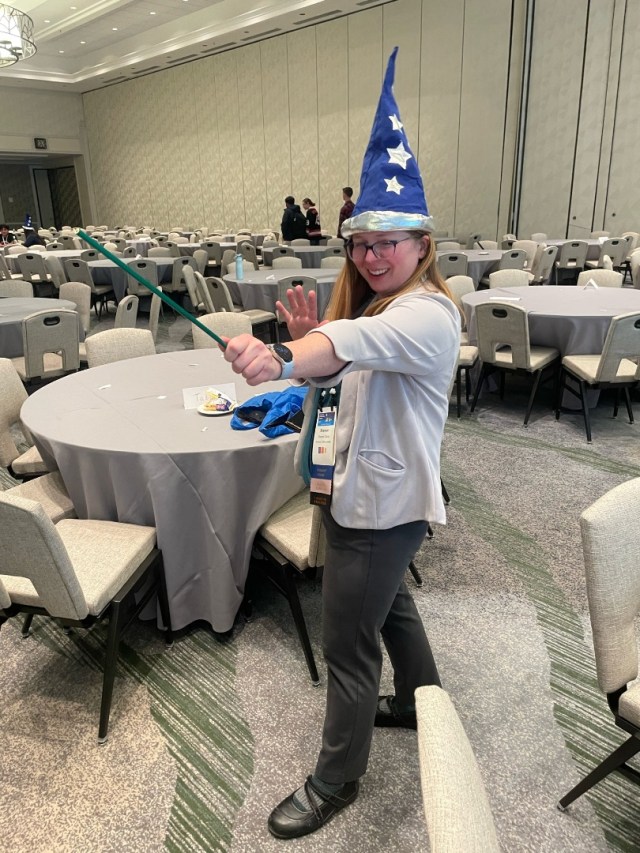 WrightPhysHop's tweet card. It has been amazing! But I am running around something silly! Here is pictures from Day 1 at SPSCon: