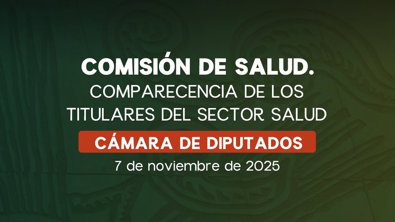 ISSSTE_mx's tweet card. 🔴Comisión de Salud. Comparecencia de los Titulares del Sector Salud...