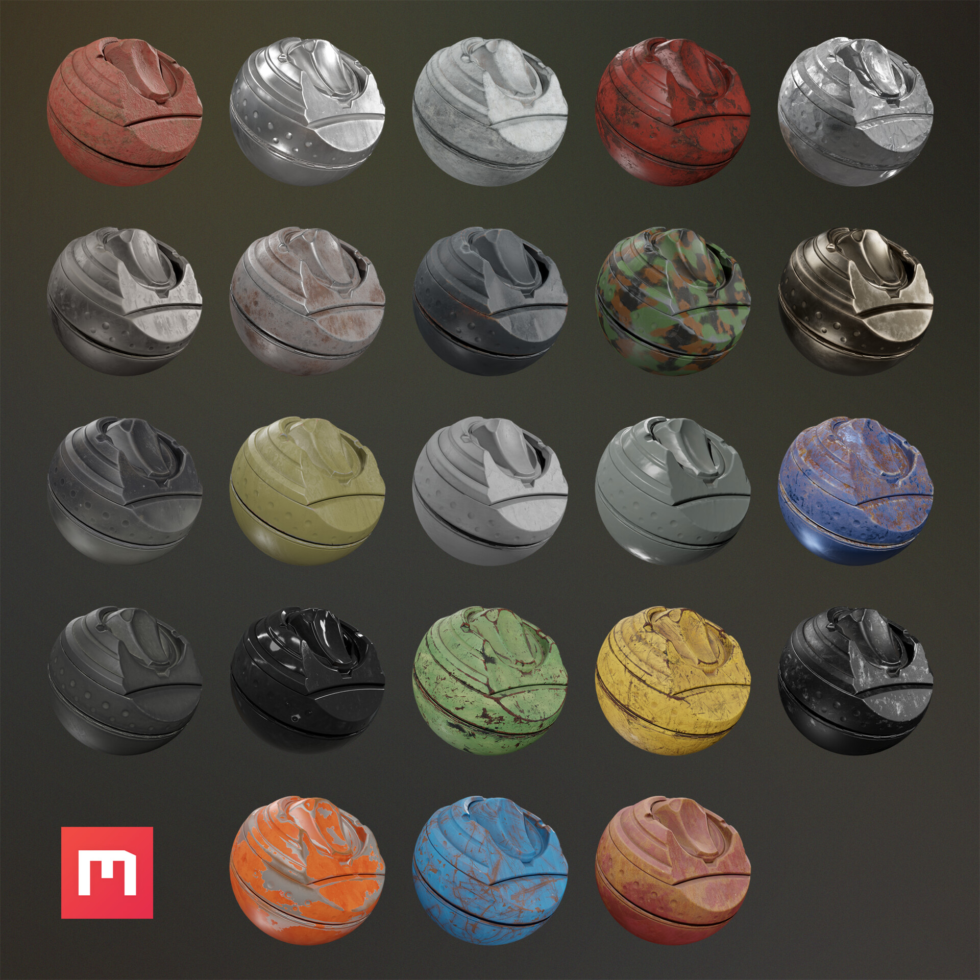 jameslucas3d's tweet card. A selection of smart materials I had the pleasure of working on for the Smart Materials library within Mixer. During production I both developed materials for the library, as well as supervised the...