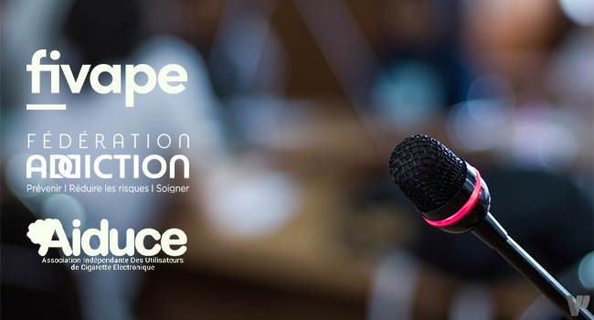 vapingpost_fr's tweet card. Associations, médecins, juristes et usagers alertent en conférence de presse sur les dangers de l’article 23 du PLF 2026.