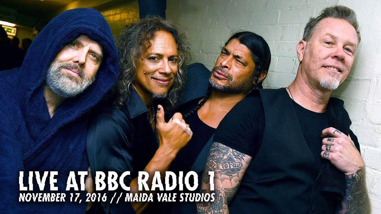 CrackIP's tweet card. Metallica: Live at BBC Radio 1 (November 17, 2016)