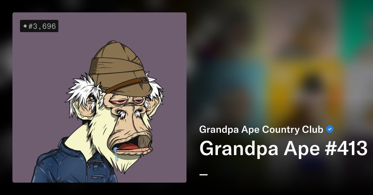 GACCSalesBot's tweet card. Grandpa Ape Country Club ("GACC") is a collection of 5,000 Grandpa Ape NFTs, unique digital collectibles living on the Ethereum blockchain. Your Grandpa Ape doubles as your Country Club membership...