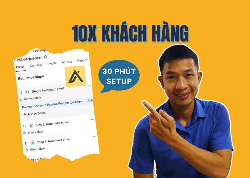 vixnk2023's tweet card. Hướng dẫn Apollo Email Sequence - công cụ thay thế mà cộng đồng xuất khẩu đang âm thầm sử dụng vô cùng hiệu quả giúp tăng gấp 10 lần khách hàng xuất nhập khẩu.