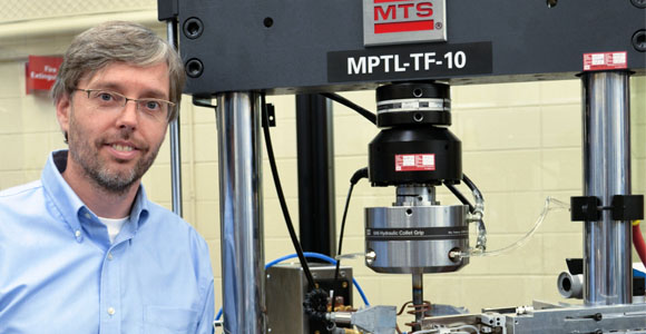 MTSSystemsCorp's tweet card. Dr. Christoph Leser describes the challenges of characterizing material response to cyclic mechanical and thermal loading.