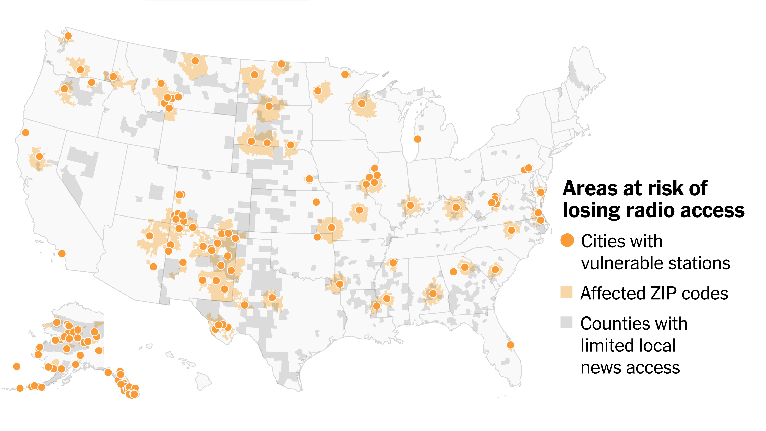 peterbakernyt's tweet card. The loss of federal funding threatens scores of public TV and radio stations across the United States.