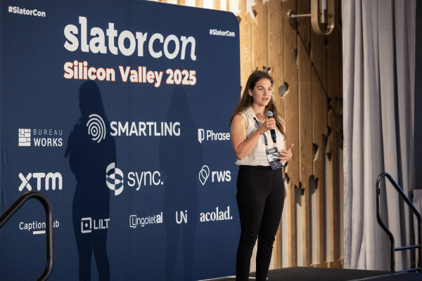 slatornews's tweet card. At SlatorCon Silicon Valley 2025, Cohere’s Multilingual Team Lead shared an inside look at building multilingual LLMs and advancing AI translation.