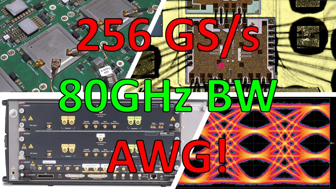 TheSignalPath's tweet card. TSP #253 - Keysight 256GS/s, 80GHz Bandwidth M8199B 2-Channel AWG...
