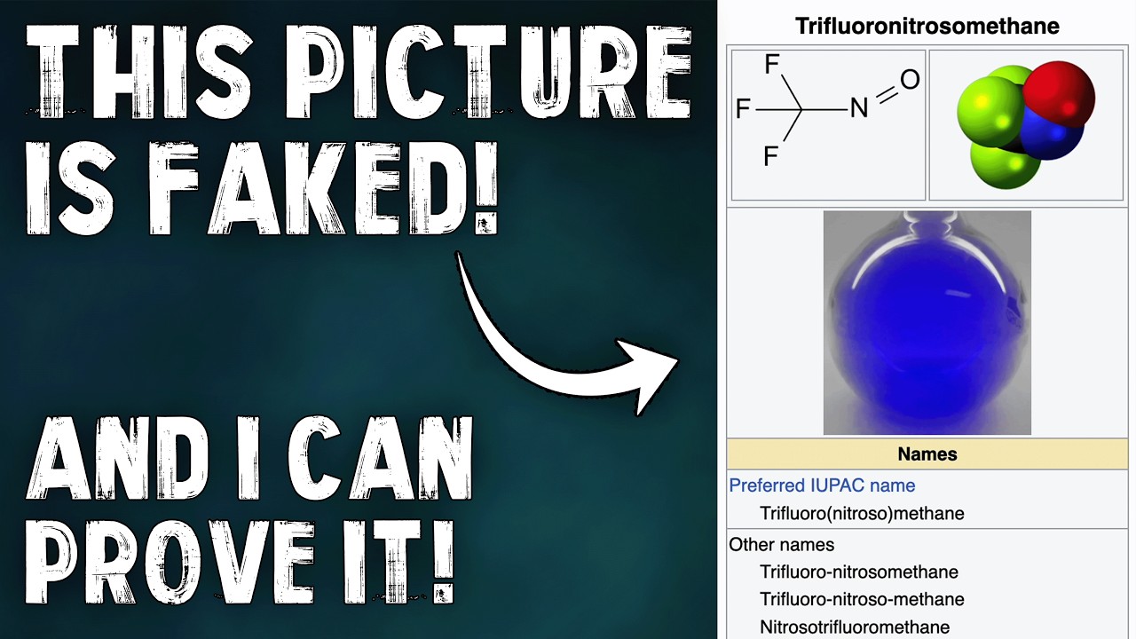 thunderwind's tweet card. Making a Blue Gas You’ve Never Seen Before – Trifluoronitrosomethane