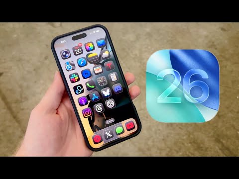 TailosiveTech's tweet card. I FINALLY Installed iOS 26...