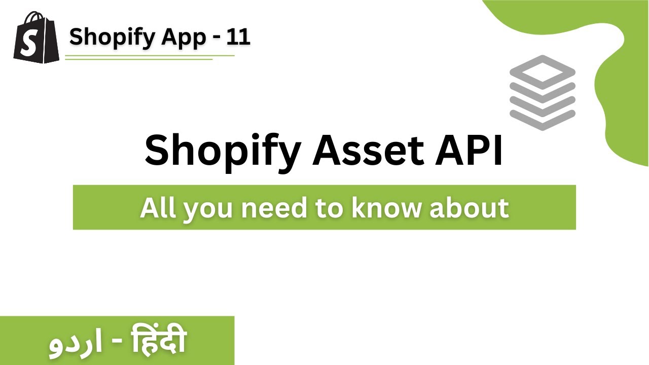 stackwisedev's tweet card. Shopify Asset API | Shopify App Development Node Template