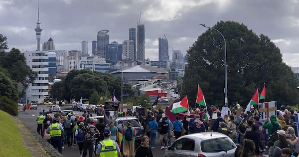 KarlDotKiwi's tweet card. More than 20 events are taking place across New Zealand, with several rallies and marches planned in main centres throughout the day.