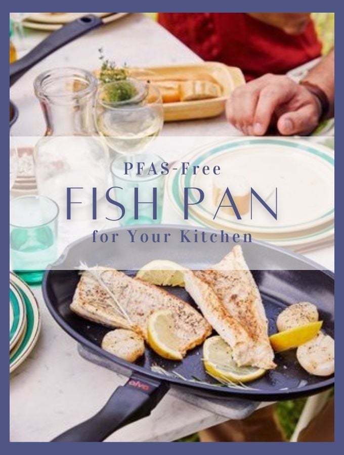 MindfulMomma's tweet card. Discover the sustainably-made nonstick fish pan from Alva Cookware that is also PFAS-free and features a non-toxic ceramic coating