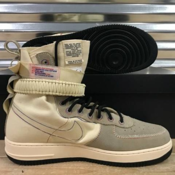 ImRobRobinson's tweet card. Nike SF AF1 High Shoes Nike Style Code: AT4647-100 Size: Please select options for sizes. Colors: Muslin Tan / Rush Red These shoes are brand new, have never been worn, with their box. The one pair...