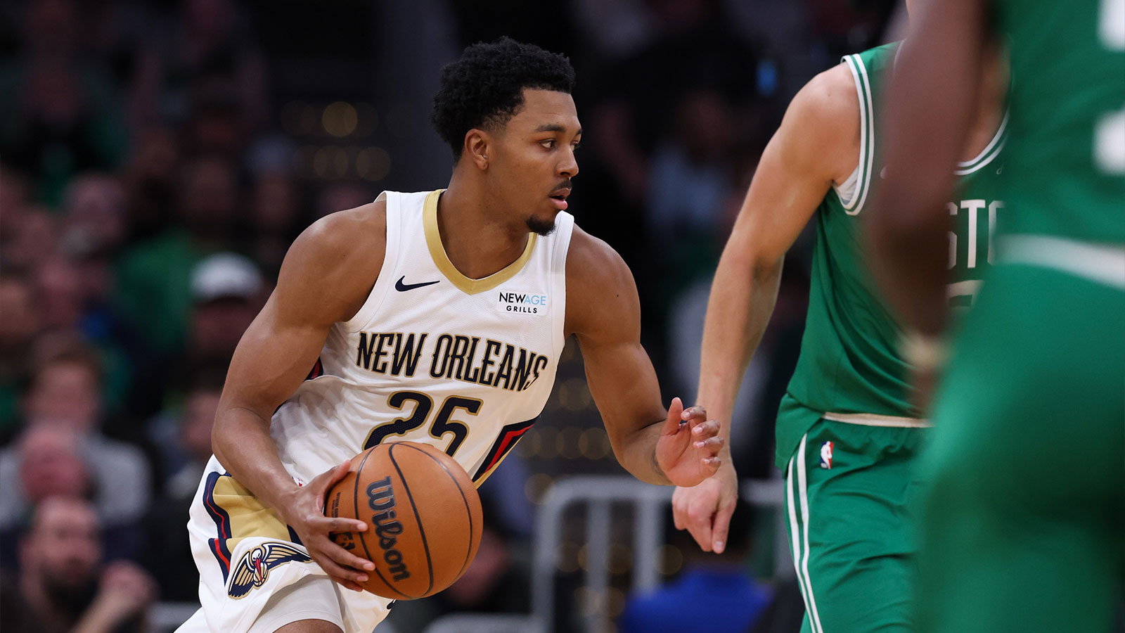 PelsNationCP's tweet card. Bill Simmons proposes a bold deal linking the Boston Celtics to New Orleans Pelicans forward Trey Murphy III in new trade speculation.
