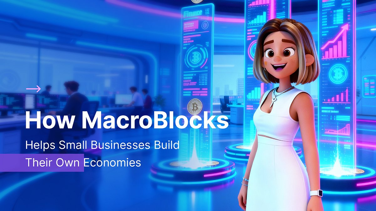 MacroBlocks's tweet card. Running a small business in 2025 isn’t easy.  You’re managing customers, payments, marketing, and loyalty — all while big platforms take a…