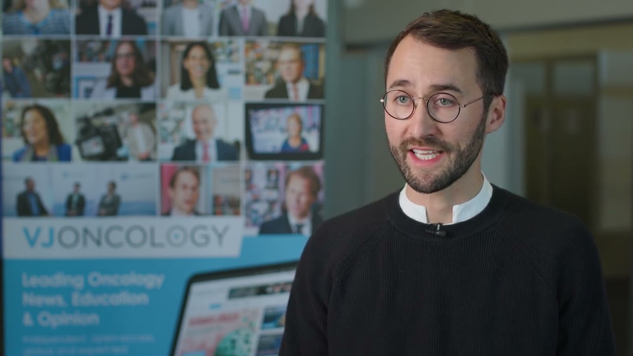 VJOncology's tweet card. Florent Peyraud, MD, PhD, Institut Bergonié, Bordeaux, France, discusses the Phase II CONgRAtS trial (EudraCT 2019-002332-81), the first study to validate tertiary lymphoid structures (TLS) as a...