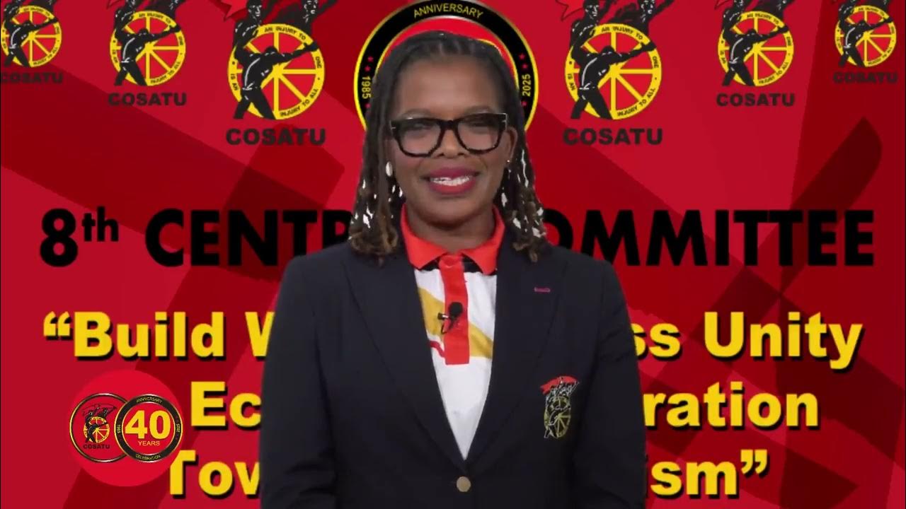 COSATUSSONLINE's tweet card. President of Cosatu Zingizwa Losi message