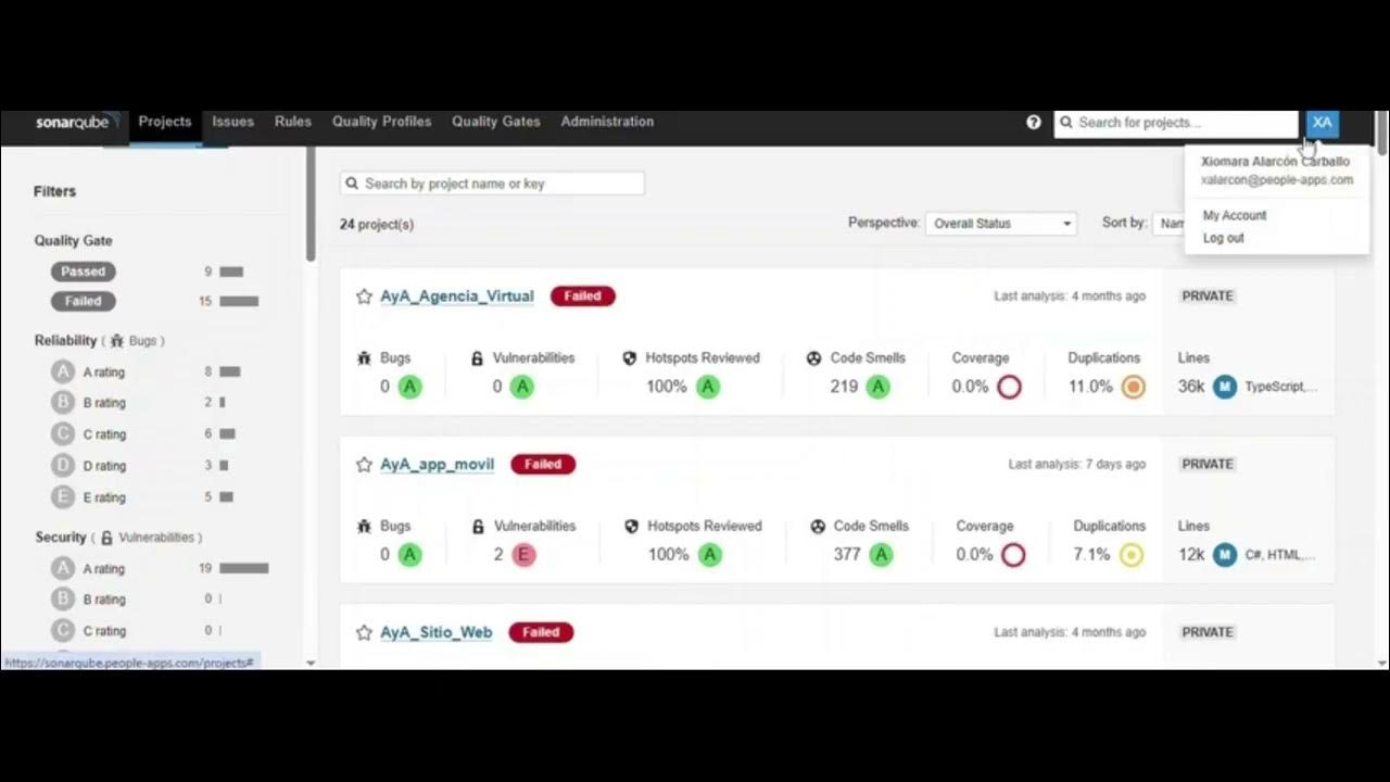 PeopleAppsLatam's tweet card. Creando un Service connection para SonarQube