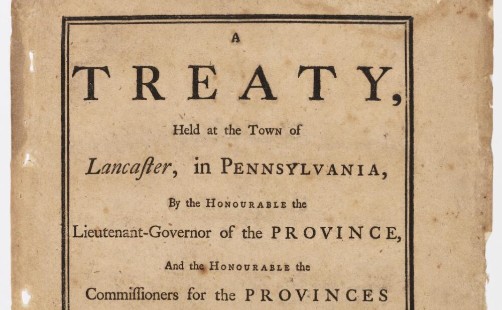 hyperallergic's tweet card. Beyond their historical and educational value, these treaties are used by tribal advocates in court to protect their rights in land and water disputes.