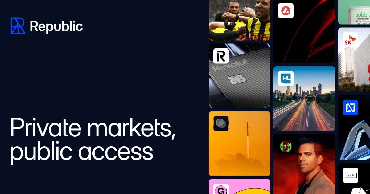 Republic_Help's tweet card. Get answers about Republic and startup investing