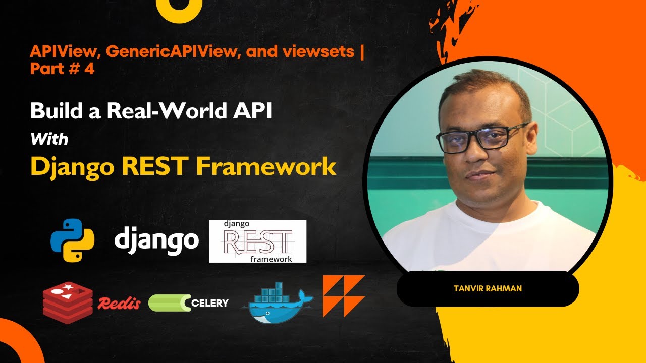 r_obin007's tweet card. Build a Real-World API with Django REST Framework | P-4 #drf #apiview...