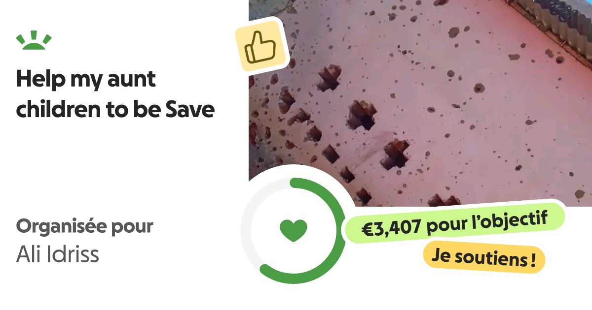 sighahh's tweet card. hello everyone,my name is Ahmad Ibrahim create this fundraising campaign for my frien… Ahammed ebrahim needs your support for Help my aunt children to be Save