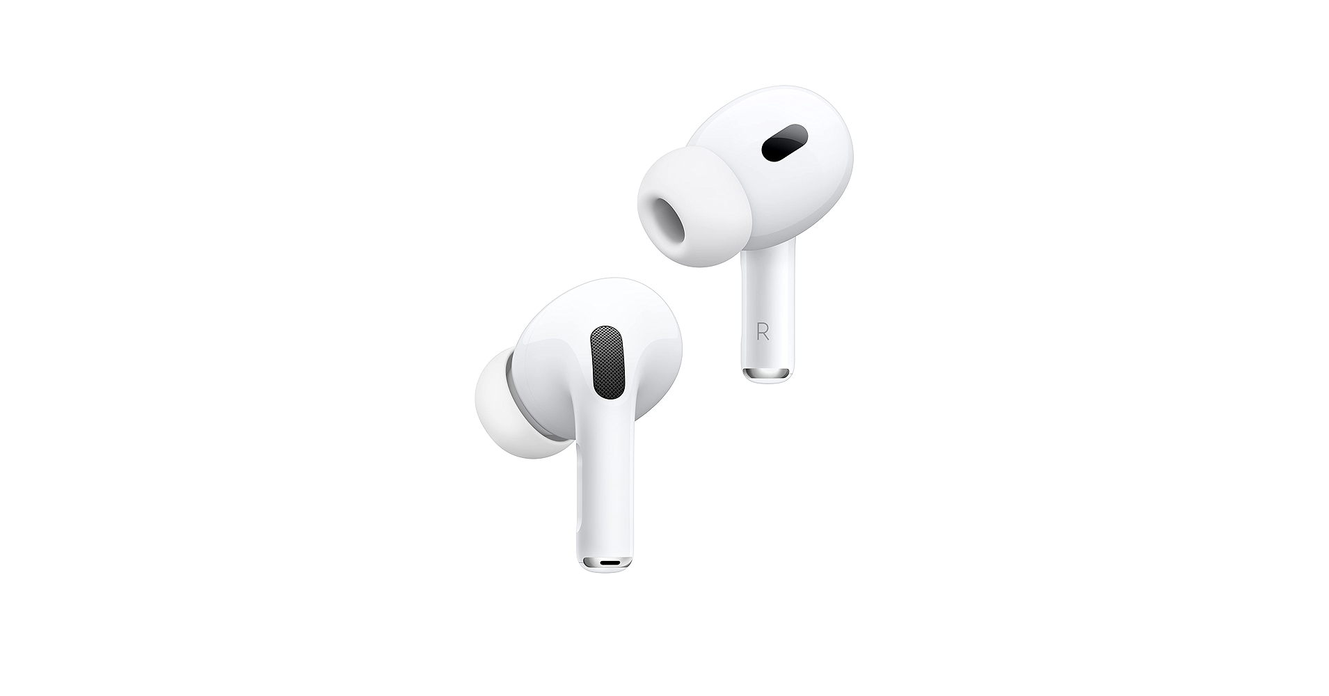 browsenbuystuff's tweet card. AirPods Pro earbuds feature up to 2x more Active Noise Cancellation, plus Adaptive Transparency, and Personalized Spatial Audio with dynamic head tracking for immersive sound. Now with multiple ear...