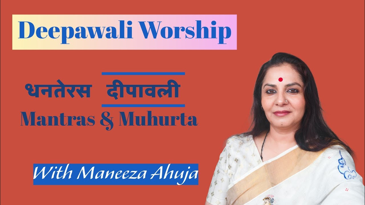 ManeezaPredicts's tweet card. Muhurta & Mantras Deepawali Dhanteras Kaali Chaudas Annakoot Bhai Dooj