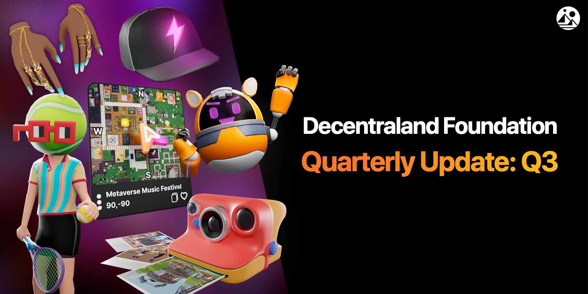 decentraland's tweet card. The Decentraland Foundation accomplished much in Q3 delivering new features and updates across the Decentraland platform as well as spreading awareness of the virtual world and highlighting its...