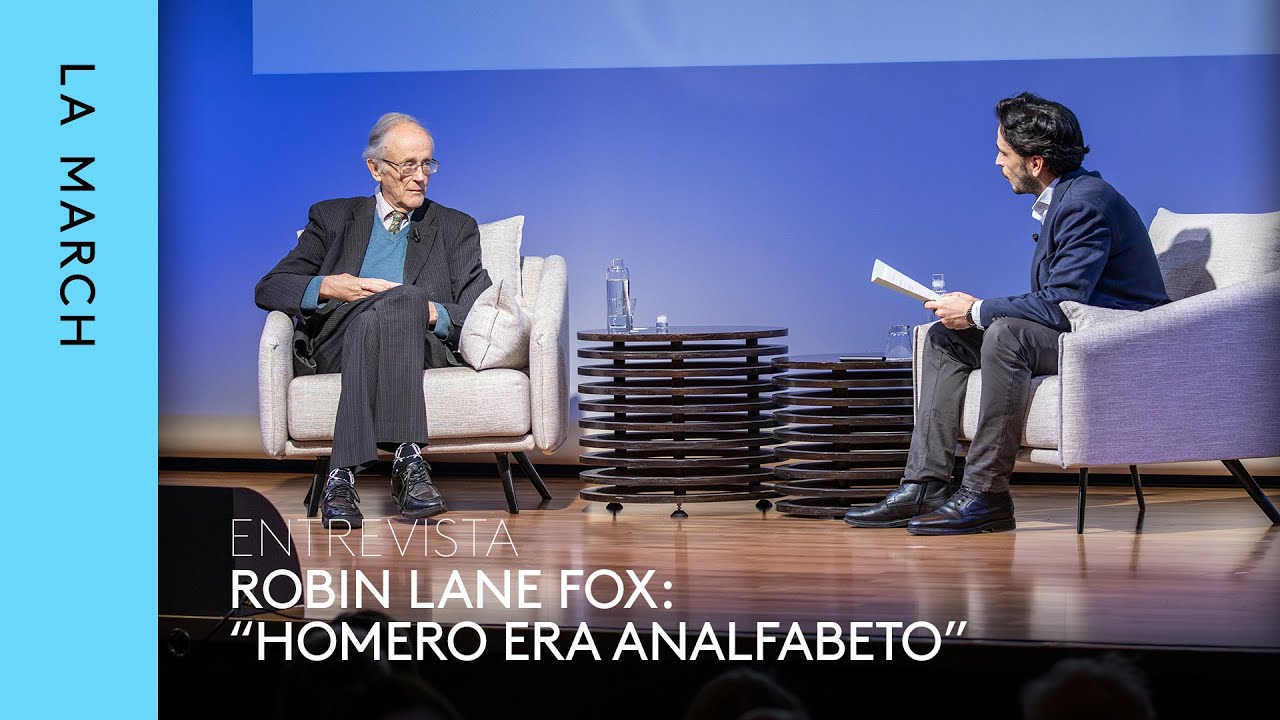 davidluque2's tweet card. Robin Lane Fox: "Homero no sabía leer ni escribir" · La March