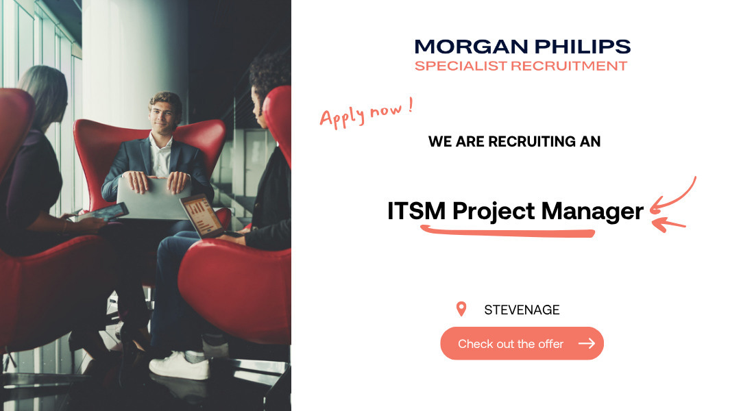 PascalTour's tweet card. ITSM Project Manager F/M - Temporary - Professional Services - Stevenage/Hybrid