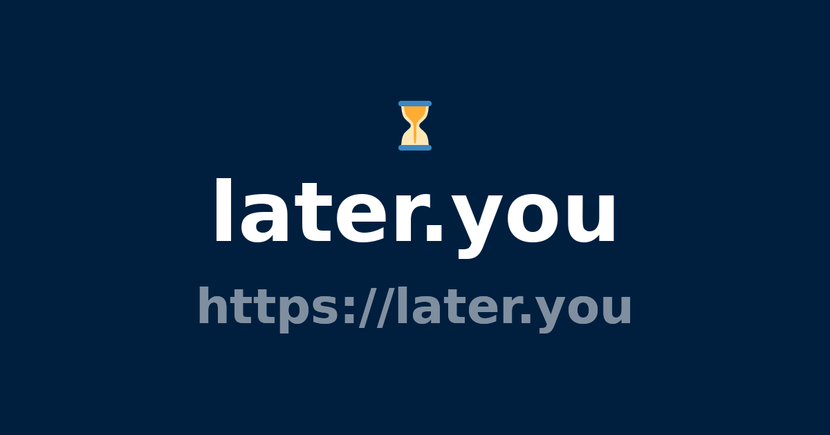 sshivamca's tweet card. Discover more at later.you