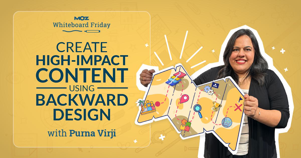 HannahETrivette's tweet card. Join Purna in this week’s episode of Whiteboard Friday as she reveals how to create high-impact content using backward design, a strategic approach that prioritizes measurement to achieve better...