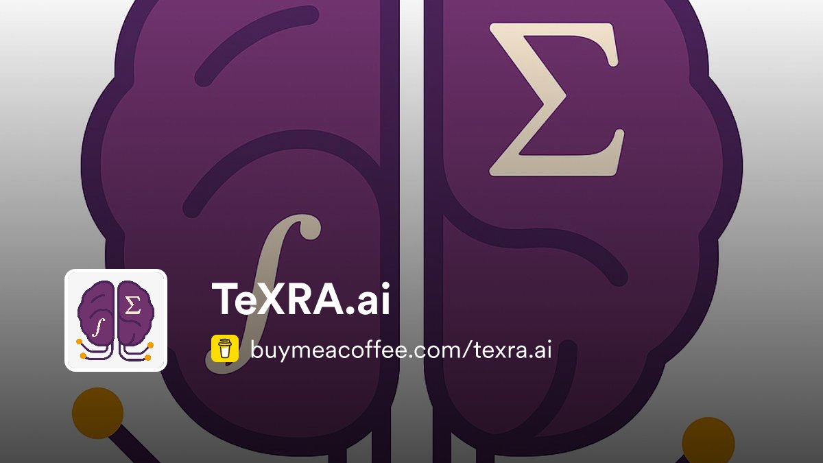 texra_ai's tweet card. TeXRA.ai