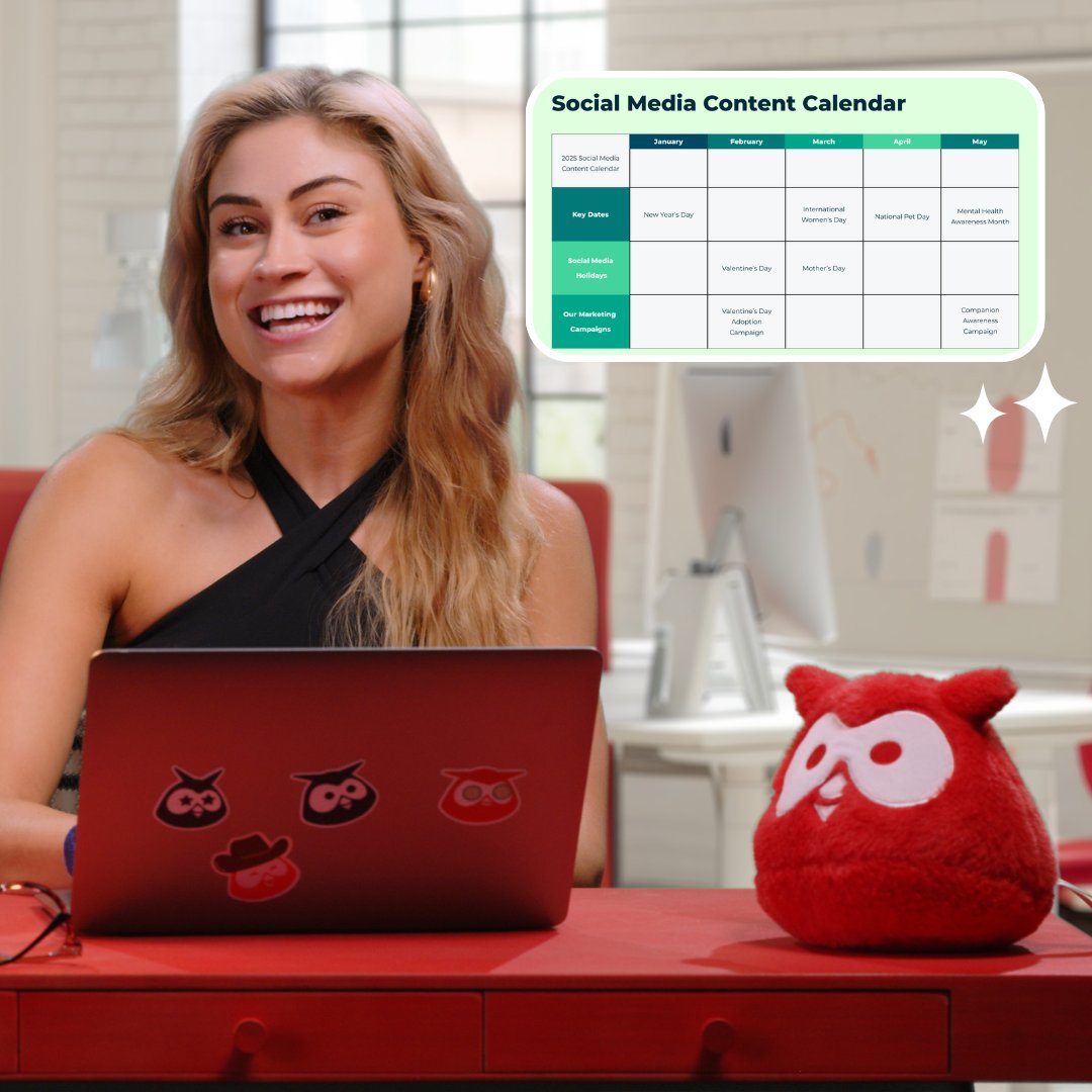 hootsuite's tweet card. A social media calendar is your secret weapon to success on social. Here's how Hootsuite's social team gets it done (and a free template!).