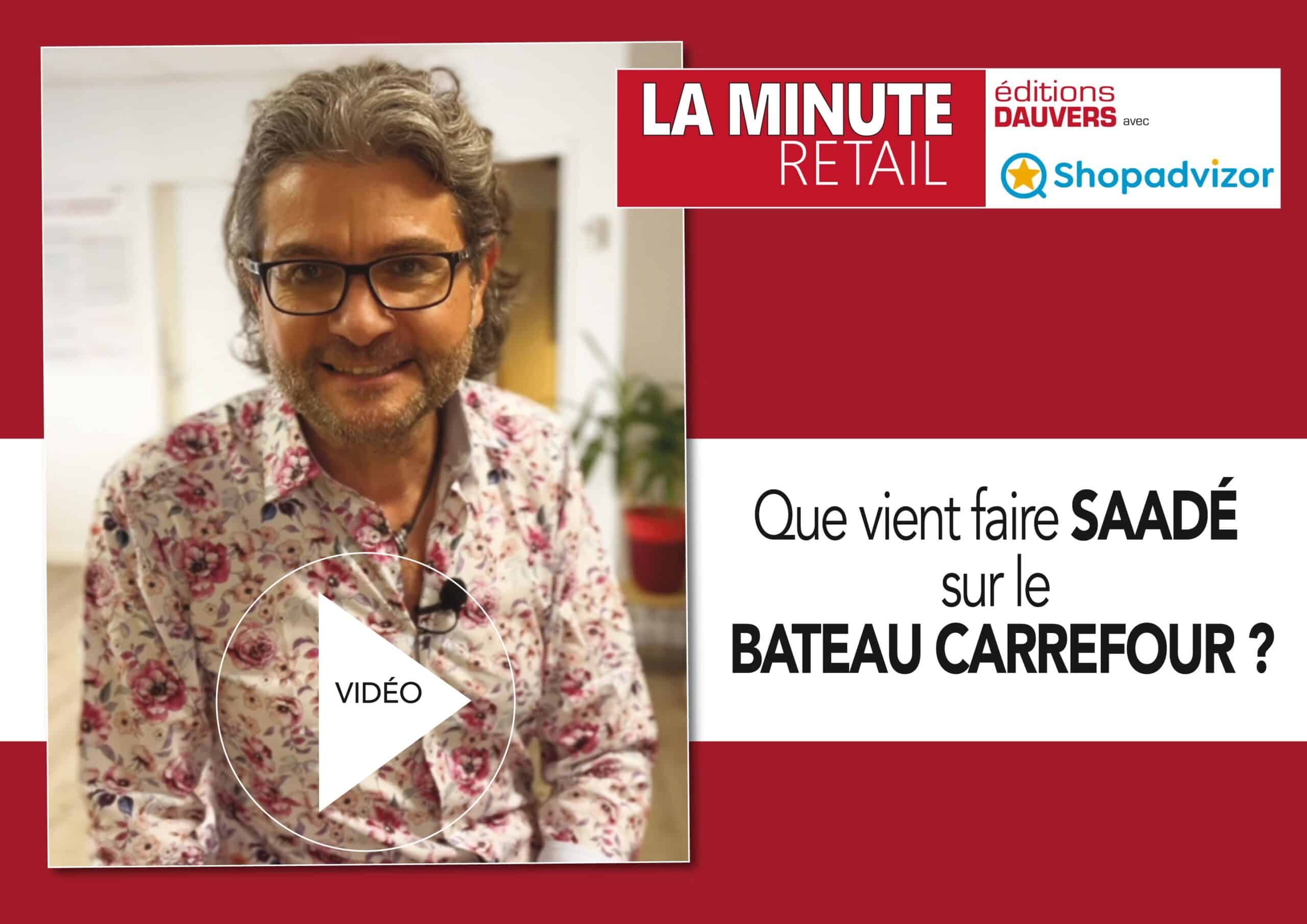 Dauvers70's tweet card. L’actu retail de la semaine, c’est l’armateur Rodolphe Saadé, patron de CGA-CGM, le numéro 3 mondial du transport maritime qui a mis 400 millions d’euros sur la table pour acquérir 4 % de Carrefour....