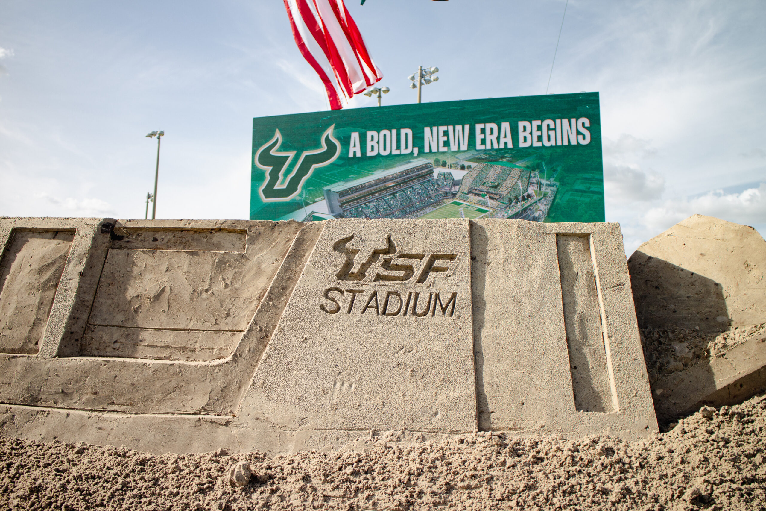 usforacle's tweet card. As construction crews stake out the ground where USF’s $407 million on-campus stadium will rise, the energy is electrifying.  USF administrators have branded the project as “transformational” — a...