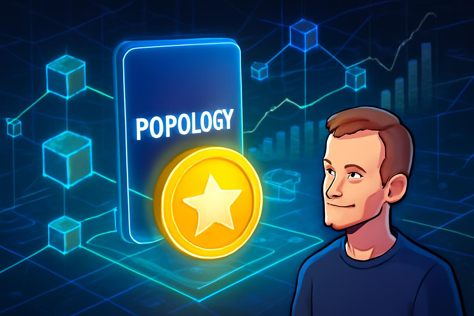 richbycoin_news's tweet card. POPOLOGY aims a peer-to-peer Web3 ad network designed to cut costs by 50% and return half of revenues to creators, using blockchain for transparent, verifiable payments.