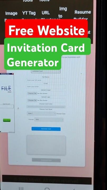 KamaleshKrPatel's tweet card. Invitation Card kaise banaye | Invitation Card Generator Website For...