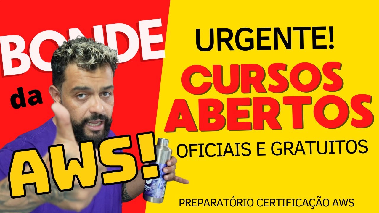 badtux_'s tweet card. TREINAMENTOS OFICIAIS AWS GRATUITOS E EM PORTUGUÊS - ACESSE AGORA! |...