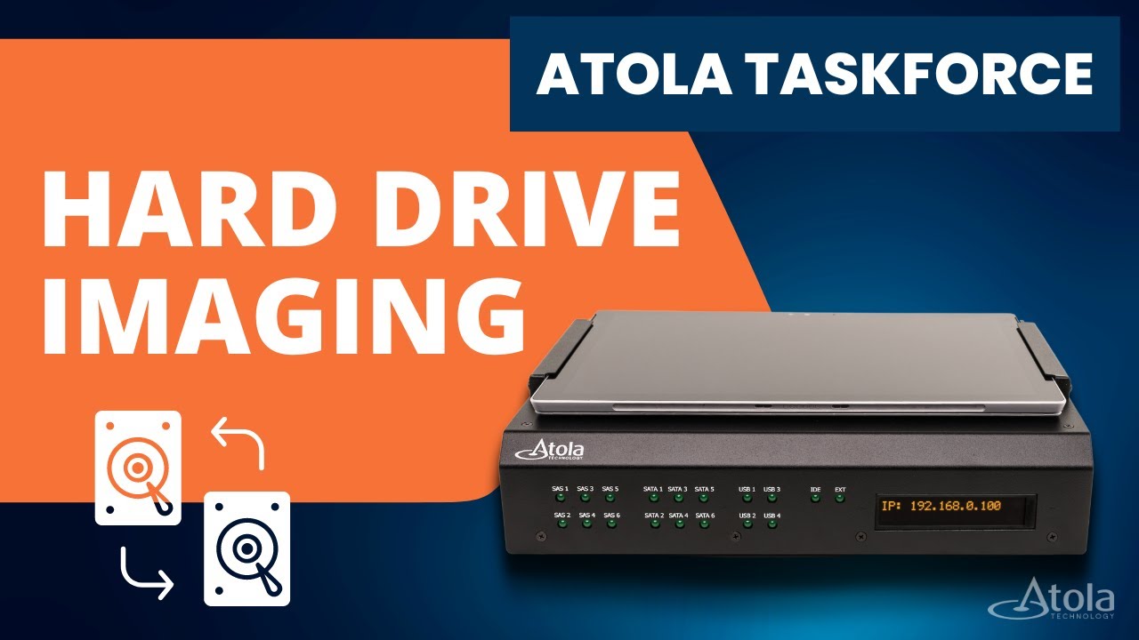 yulia_atola's tweet card. Hard drive imaging with Atola TaskForce
