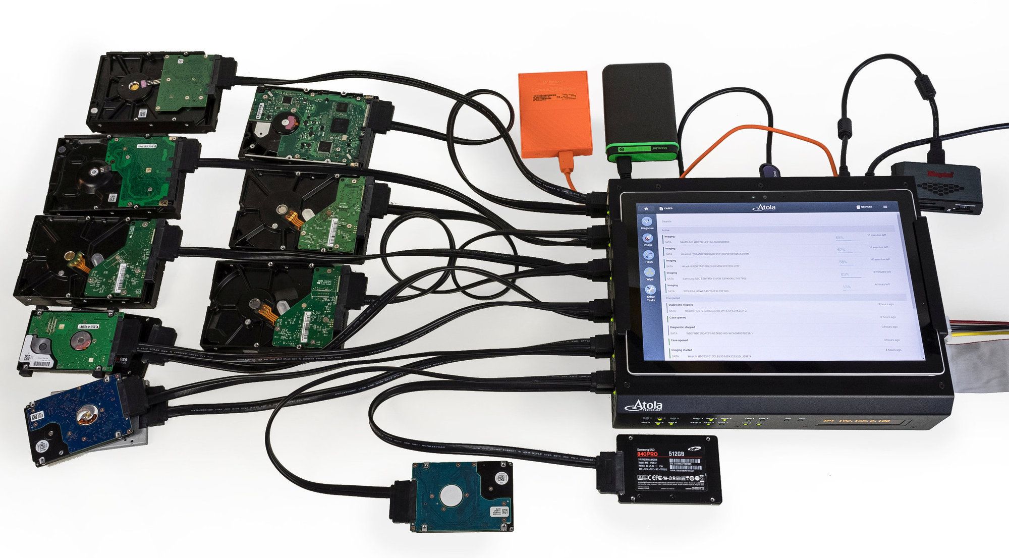 Atola_Insight's tweet card. Let's look back at the 11 major software updates (and even more smaller ones) in 3 years and transformed the concept of an imager