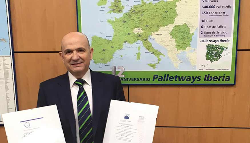 PlusCSolutions's tweet card. Palletways Iberia, la Red referente en la península ibérica en distribución exprés de mercancía paletizada perteneciente al grupo europeo Palletways, ha renovado su sistema de gestión y conseguido la...