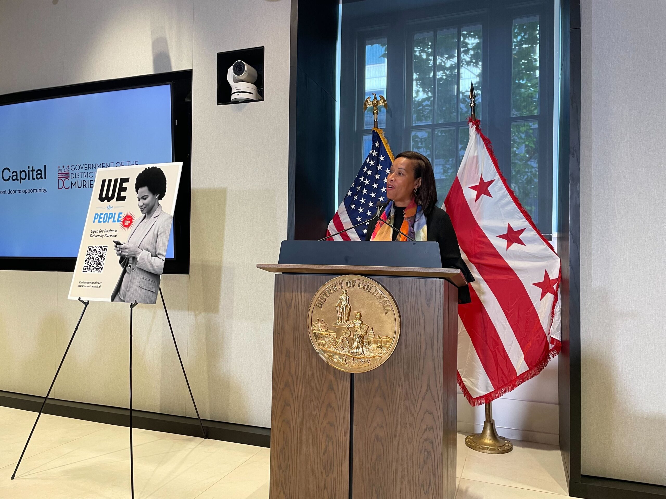 JoinBuildwithin's tweet card. Talentcapital.ai, developed and maintained by the startup BuildWithin, can match users to employment opportunities. It launched as the region faces a government shutdown.