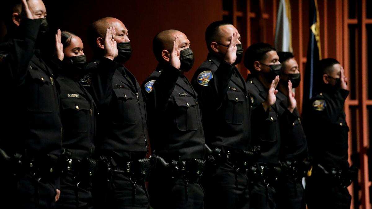 latimes's tweet card. A report detailing how LAPD officers avoided punishment even after breaking use-of-force policies is the latest blow to reform efforts in California.
